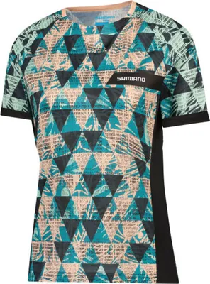 Produktbild von Shimano Woman's SAIKO Short Sleeve Jersey,  Transparent Green