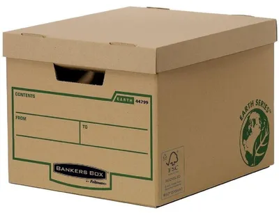 Produktbild von Fellowes 4479901, 400 x 342 x 291 mm, 390 x 333 x 285 mm, A4, Braun