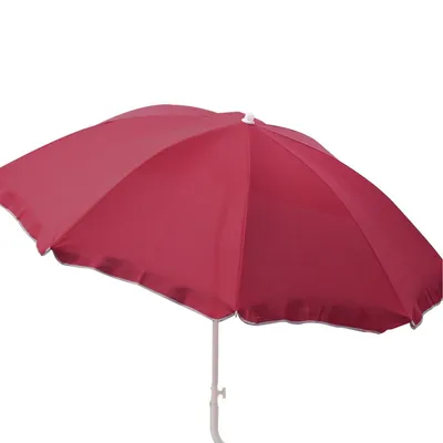 Produktbild von Strandschirm knickbar ca. 180 cm aus Polyester mit UV-Schutz und Mast