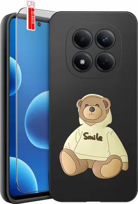 Produktbild von Hülle für Xiaomi Redmi Note 15 Pro 4G | Designs | Mattes Silikon-Case + Displayschutzglas