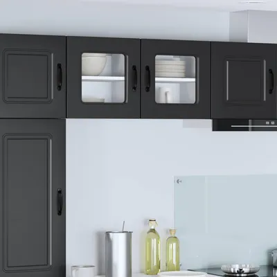 Produktbild von "Schlussverkauf" Küchenschrank/Sideboard - 1 pc - Aufbewahrungsschrank moderne - Kalmar Schwarz 40x31x40 cm Holzwerkstoff  C10255