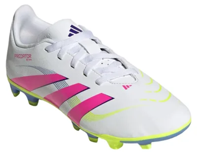 Produktbild von Adidas - Kinder Fußballschuhe mit festem Boden "Predator Club" PP5104 (37 EU) (Weiß/Pink)