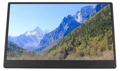 Image de Écran de surveillance portable 60 Hz, 13 pouces, écran tactile IPS 16:9 HD, interface multimédia Type-C, écran de jeu, extension d'écran pour ordinateur portable, idéal pour les voyages