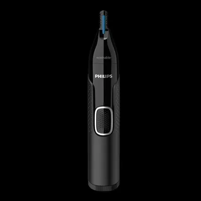 Productafbeelding van Philips neus-, oren- en wenkbrauwtrimmer, serie 5000, model NT5650/16, waterdicht, met precisieopzetstuk en batterij inbegrepen