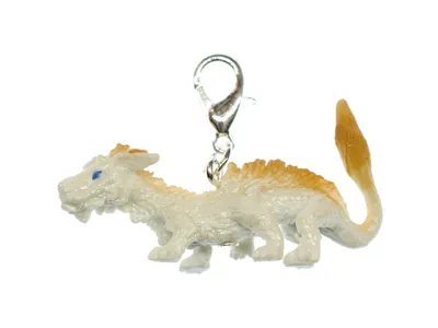 Produktbild von Drache Charm Anhänger Miniblings Armband Bettelarmband Drachen Märchen Gummi