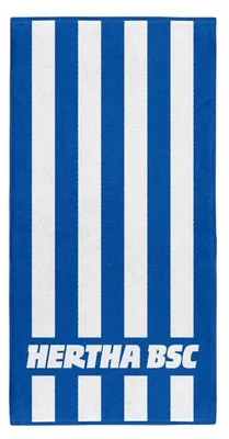 Produktbild von Hertha BSC Duschtuch Blau-Weiß