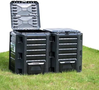 Produktbild von Gartenkomposter Schwarz 1200 L