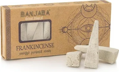 Produktbild von Räucherkegel Weihrauch, intensiv erdig mit Kräuter- und Harzaroma für Aromatherapie und Entspannung