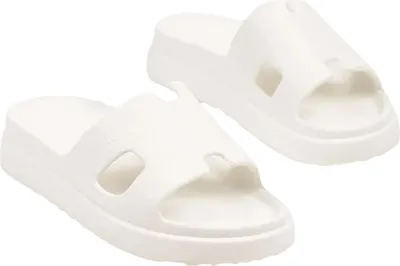 Produktbild von Damen Hausschuhe Garten Slippers Badeschuhe Schaumstoff Badeslipper Roma Weiß Gr.38/39