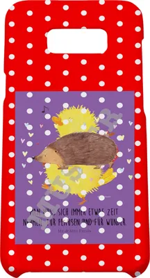 Produktbild von Mr. & Mrs. Panda Samsung Galaxy S8 plus Handyhülle  Igel Herzen - Weiß - Geschenk, Lustige Sprüche, Herz, Cover, Kuss, Leben, Liebe, Handy, Hülle, Case