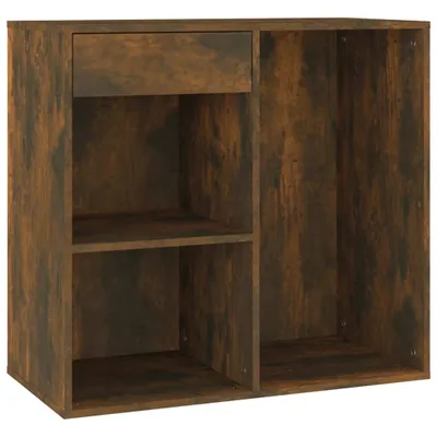 Obrázek produktu pro vidaXL Kosmetická skříňka Smoked Oak 80x40x75 cm Materiál dřeva