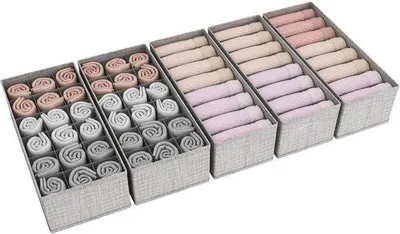 Produktbild von Kleiderschrank Organizer Set 5-teilig für Kommode und Schubladen