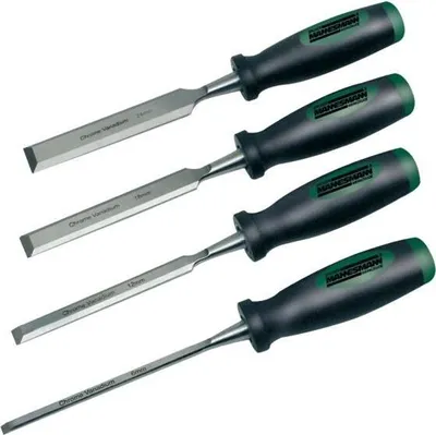 Produktbild von BRÜDER MANNESMANN M66100 Stechbeitelsatz, 4-tlg.