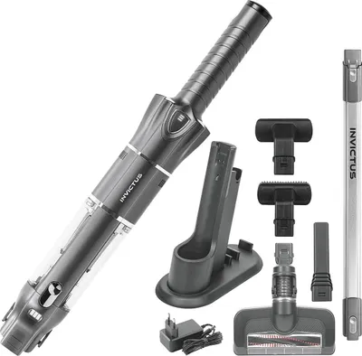 Immagine prodotto di Genius Invictus ONE 3.0e Aspirapolvere portatile senza filo 14 TLG - aspirapolvere senza filo, senza sacco, senza filo. Ultra leggero, per la casa e l'auto, silenzioso, ricaricabile