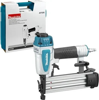 Produktbild von Makita AF506 Pneumatischer Nagler – 100 Nägel, werkzeuglose Stauentfernung