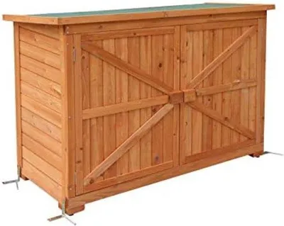 Productafbeelding van Houten tuinhuis - Multifunctionele opbergruimte voor tuingereedschap