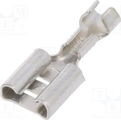 Obrázok produktu pre 10 kusov konektorov: ploché, 0,5÷1 mm², 0,8 mm samica, 6,3 mm, pre káble 3831N.67, izolované (nie)