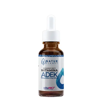 Zdjęcie produktu dla Witamina ADEK krople 30ml - Natur Planet NATUR PLANET