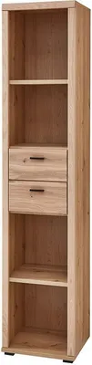 Produktbild von Sonos Aktenregal 5 OH mit 2 Schubladen, Altesche massiv / Artisan Eiche