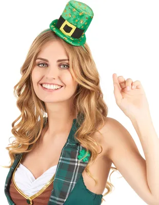 Produktbild von St. Patrick's Mini-Hut-Stirnband für Damen