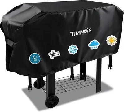 Immagine prodotto di Copertura nera impermeabile da 36 pollici per barbecue all'aperto