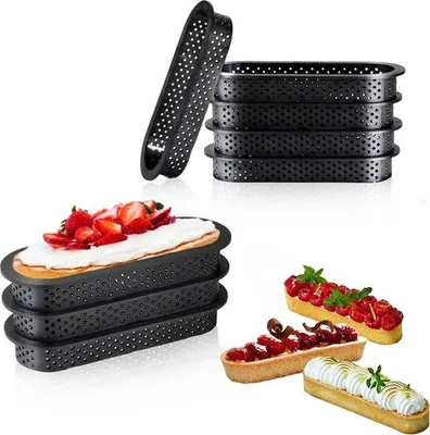 Image de Moules à pâtisserie perforés pour la pâtisserie et la boulangerie