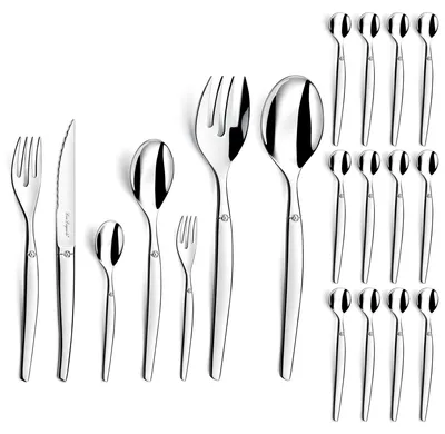 Produktbild von 74-teiliges Besteckset aus Edelstahl