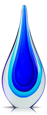 Produktbild von Glasdekoration 9 Zoll - Handgeblasenes Skulptur - Abstrakte Glasdekoration