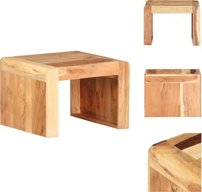 Produktbild von vidaXL Beistelltisch 43x40x30 cm Akazie Massivholz -  Beistelltische