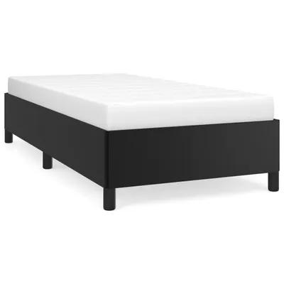 Produktbild von Bettgestell Schwarz 90x200 cm Kunstleder