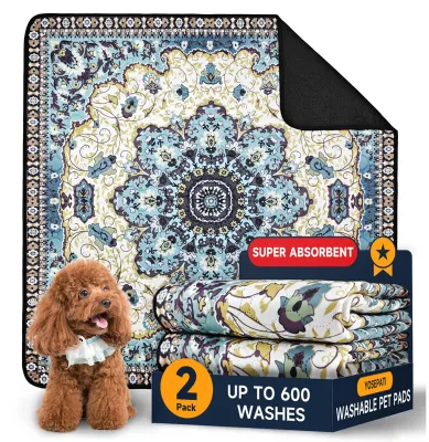 Immagine prodotto di Set di 2 tappetini riutilizzabili per l'addestramento dei cani