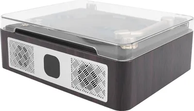 Zdjęcie produktu dla Odtwarzacz CD w stylu vintage, przenośny odtwarzacz CD w stylu retro z głośnikami, ładowalny stacjonarny odtwarzacz CD z pilotem, obsługa SPDIF, USB, AUX, gniazdo słuchawkowe
