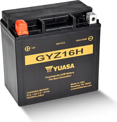 Immagine prodotto di Batteria YUASA GYZ16H (WC) AGM / Gel 12V/16AH (10 ore) [150x87x145] CCA=240A