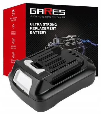 Zdjęcie produktu dla Gares Wkład do Akumulatora Makita UR100D CC301D CF101D UR100DZ CP100DZ | 12 V 2 Ah Li-Ion | Pakiet Ogniw do Regeneracji | Wysoka Wydajność Gares®