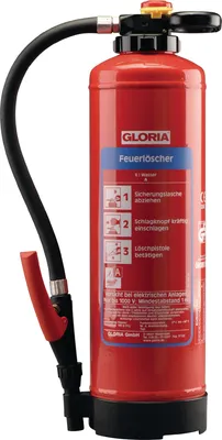 Produktbild von Wasserfeuerlöscher 9kg aufladb.Brandkl.43 A m.Wandh.