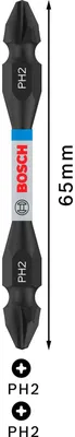 Image de Embout à impact double lame PRO Bosch, 65 mm