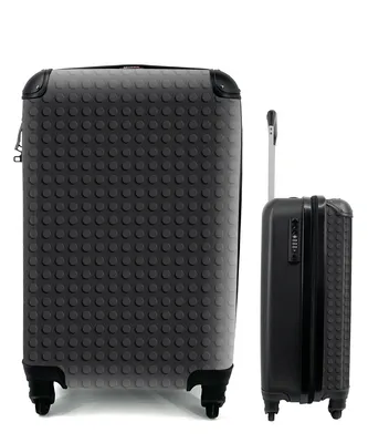 Produktbild von MuchoWow® Koffer Handgepäck Trolley Rollkoffer Kleine Reisekoffer mit 4 Rollen - Bild - Schwarz - Cabin Size < 55x40x23 cm & 55x40x20 cm - Fotokoffer - Kabinenkoffer - Boardgepäck - Reise-Box - Reisekoffer - Reisegepäck - Koffer mit Bild - Trolley für Kinder