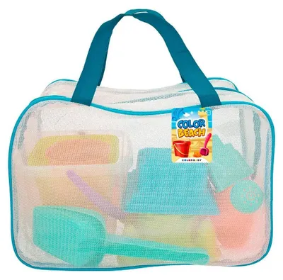 Produktbild von Generico Sandeimer Und Zubehörtasche 39x16x26 Cm 9 Stücke Blau  Kinder Blau One Size