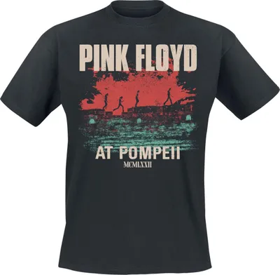 Produktbild von Pink Floyd T-Shirt Herren Pompeii Album Cover schwarz M