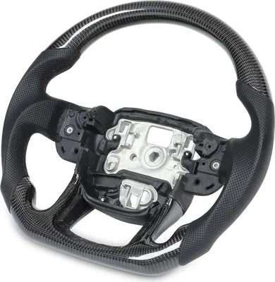 Obrázek produktu pro Volant z uhlíkových vláken v perforované kůži na zakázku jako náhrada za Land Rover Range Sport L494 2014-2022