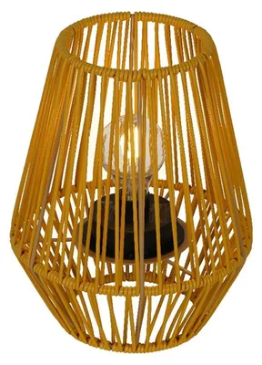 Produktbild von LED-Solartischlampe - H 25 cm - Gelb - Schwarz - Kunststoff