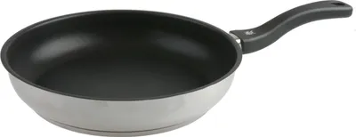 Produktbild von WMF 733686299, Rund, Allzweckpfanne, Schwarz, Edelstahl, Edelstahl, Edelstahl, Keramik, Elektro, Gas, Halogen, Induktion