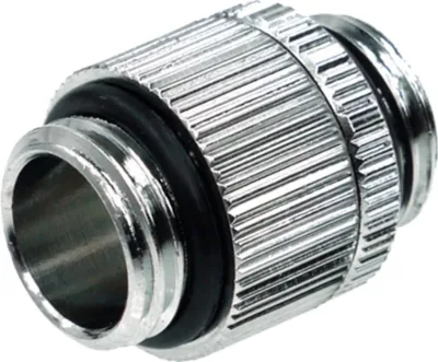 Produktbild von HF Doppelnippel G1/4 AG auf G1/4 AG drehbar (chrom)