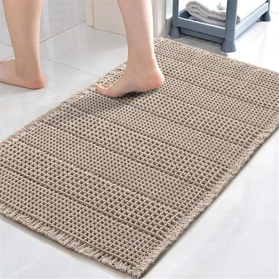 Zdjęcie produktu dla Mata antypoślizgowa do łazienki, odporna na pleśń, 40 x 60 cm, wykonana z mikrofibry