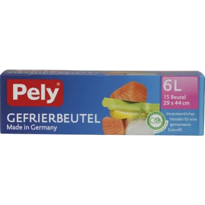 Obrázek produktu pro Pely Gefrierbeutel 6L 15 Stück