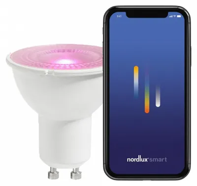 Zdjęcie produktu dla Żarówka SMART GU10 Biały 380lm 2200-6500K 2170081000 Nordlux