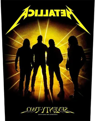 Productafbeelding van Metallica Rugpatch - Band Logo Patch - Jas Versieren - Officieel Gelicentieerd - 36 x 29 cm - Zwart