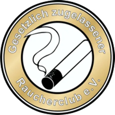 Produktbild von Aufkleber Gesetzlich zugelassener Raucherclub e.V. 90 x 70 mm