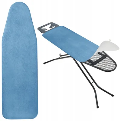Obrázok produktu pre Poťah na dosku KADAX, 127 x 46 cm, na žehlenie, elastický chrbát, modrý