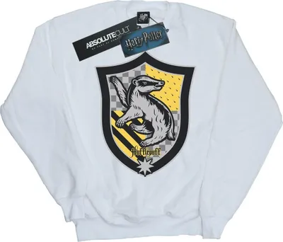Produktbild von Harry Potter - "Hufflepuff" Sweatshirt für Damen BI20703 (L) (Weiß)